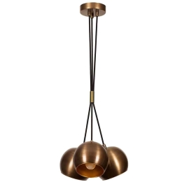 Φωτιστικό Οροφής Sivani 527ABY1727 Φ30x108cm 3xE27 40W Gold Opviq