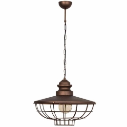 Φωτιστικό Οροφής Sivani 527ABY1744 Φ44x129cm 1xE27 40W Dark Brown Opviq