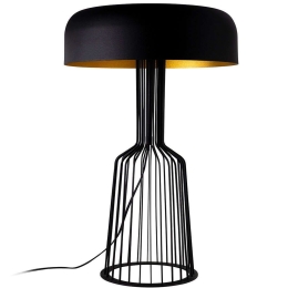 Φωτιστικό Επιτραπέζιο Fellini 527ABY2179 Φ36x57cm 2xE27 40W Black Opviq
