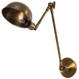 Φωτιστικό Τοίχου - Απλίκα Sivani 527ABY3139 15x30x50cm 1xE27 40W Gold Opviq
