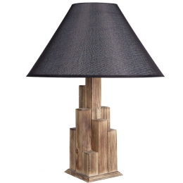 Φωτιστικό Επιτραπέζιο Kule 534LUN1118 Φ45x57cm E27 60W Brown-Black Opviq