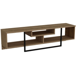Έπιπλο Τηλεόρασης Asal 875ZNA3051 149,4x35,2x40,2cm Walnut-Black