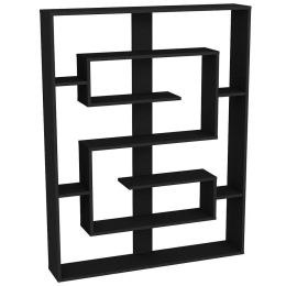 Βιβλιοθήκη Esteban 875ZNA3649 120x22x156cm Black