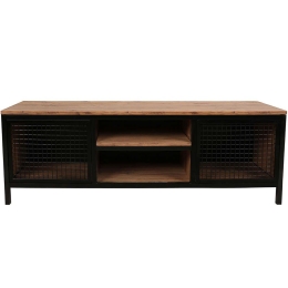 Έπιπλο Τηλεόρασης Zeno 854KLN3015 150x40x47cm Pine-Black
