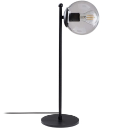 Φωτιστικό Επιτραπέζιο Faze 521SHN2205 25x25x56cm E27 40W Black-Clear Opviq
