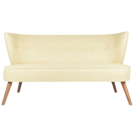 Καναπές Διθέσιος Bienville 558ZEN1201 141x73x77cm Cream