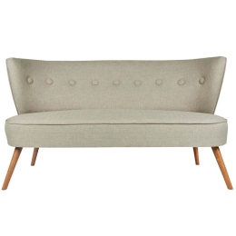 Καναπές Διθέσιος Bienville 558ZEN1203 141x73x77cm Grey