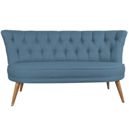 Καναπές Διθέσιος Richland Loveseat 558ZEN1218 140x71x80cm Blue