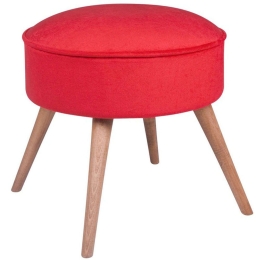 Σκαμπό Boyce 558ZEN1311 45x45x41cm Red