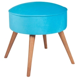 Σκαμπό Boyce 558ZEN1317 45x45x41cm Turquoise
