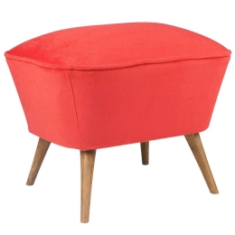 Σκαμπό Lake View 558ZEN1320 57x45x45cm Red
