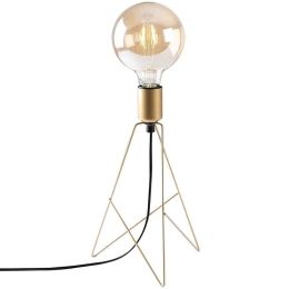 Φωτιστικό Επιτραπέζιο Piramit 521SHN2223 21x21x35cm 1xE27 40W Gold Opviq