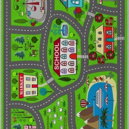 Χαλί Hmnt107 559HFT1576 Green-Multi Conceptum Hypnose 100X150cm