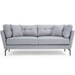 Καναπές Τριθέσιος Mapa 560ARE1304 214x90x84cm Grey