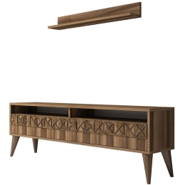 Σύνθεση Τηλεόρασης Line 845HCT3081 150x30x50cm Walnut