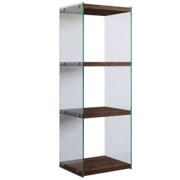 Ραφιέρα Δαπέδου 552NOS1302 40x35x120cm Walnut