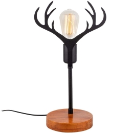 Φωτιστικό Επιτραπέζιο Beami 536NTD3107 23x15x40cm 1xE27 40W Walnut-Black Opviq