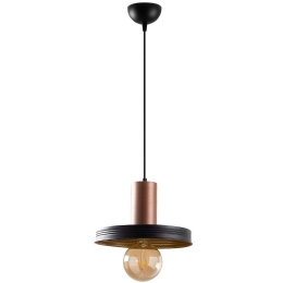 Φωτιστικό Οροφής Dodo 584TTM1129 32x32x118cm 1xE27 40W Black-Copper Opviq