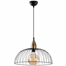 Φωτιστικό Οροφής Kadeh 584TTM1166 40x40x126cm 1xE27 40W Black-Gold Opviq