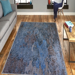 Χαλί Exfab273 593HFT1353 Grey-Blue-Brown Conceptum Hypnose 140X220 cm