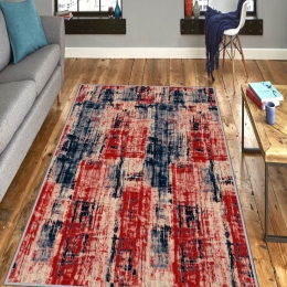 Χαλί Exfab334 593HFT2129 Blue-Red Conceptum Hypnose 100X300cm