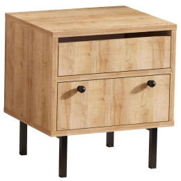 Κομοδίνο Pedro 793ELG3404 45x50x40cm Oak-Black