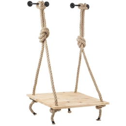 Ράφι Τοίχου 596BUE2101 60x55x90cm Natural-Black