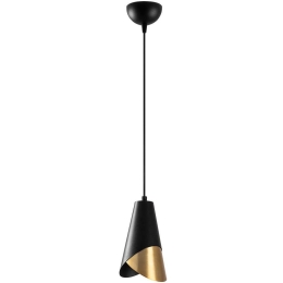 Φωτιστικό Οροφής Pacman 584TTM1230 14x14x119cm E27 40W Black-Gold Opviq