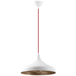 Φωτιστικό Οροφής Tattoo 584TTM1232 36x36x118cm 1xE27 40W White-Red Opviq