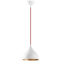 Φωτιστικό Οροφής Tattoo 584TTM1273 18x18x114cm 1xE27 40W White-Red Opviq
