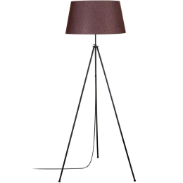 Φωτιστικό Δαπέδου Tripod 584TTM1511 65x65x165cm E27 40W Black-Brown Opviq