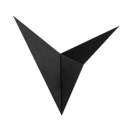 Φωτιστικό Τοίχου - Απλίκα Bird 584TTM1922 34x5x34cm 1xG9 10W Black Opviq