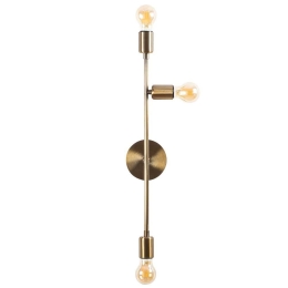 Φωτιστικό Τοίχου - Απλίκα Bedside 584TTM1929 15x15x65cm 3xE27 40W Bronze Opviq
