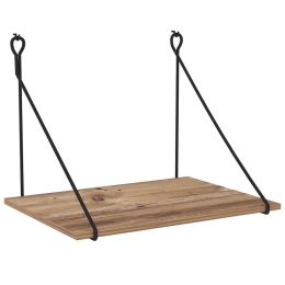 Γραφείο Tuna 854KLN1506 70x50x50cm Walnut-Black