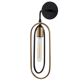 Φωτιστικό Τοίχου - Απλίκα Cerco 584TTM1934 14x17x45cm 1xE27 40W Black-Bronze Opviq