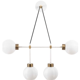 Φωτιστικό Τοίχου - Απλίκα Swing 584TTM1937 78x15x65cm E27 40W White Opviq