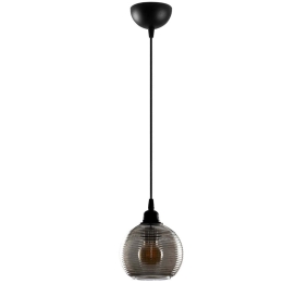 Φωτιστικό Οροφής Smoked 892OPV1865 15x15x114cm 1xE27 40W Fume Opviq