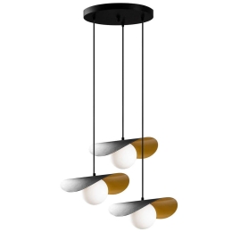 Φωτιστικό Οροφής Vatoz 584TTM1352 60x60x105cm 3xE27 40W Black Opviq