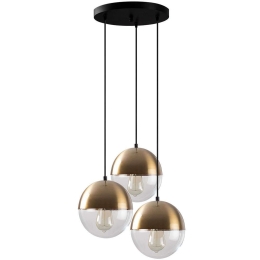 Φωτιστικό Οροφής Bastos 584TTM1355 44x44x111cm 3xE27 40W Gold Opviq