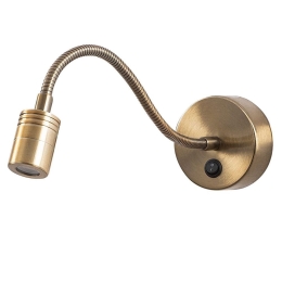 Φωτιστικό Τοίχου - Απλίκα Reading 584TTM1940 8x38x15cm Led 1W 2700K Bronze Opviq