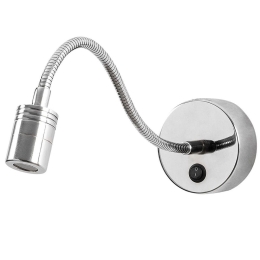 Φωτιστικό Τοίχου - Απλίκα Reading 584TTM1941 8x38x15cm Led 1W 2700K Nickel Opviq