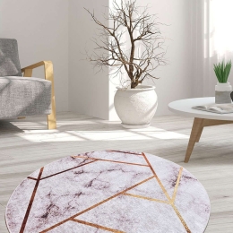 Χαλί Brett Djt Çap White-Gold Conceptum Hypnose 200X200cm Round