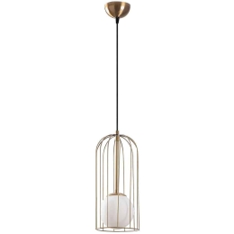 Φωτιστικό Οροφής Tweety 584TTM1457 17x17x139cm 1xE27 40W Gold-White Opviq