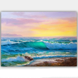 Πίνακας Καμβάς 441HPE2471 100x70cm Multi Wallity Οριζόντιοι Ξύλο, Καμβάς
