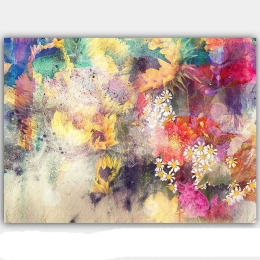 Πίνακας Καμβάς 441HPE2564 100x70cm Multi Wallity Οριζόντιοι Ξύλο, Καμβάς