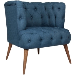 Πολυθρόνα West Monroe 558ZEN1182 75x80x76cm Dark Blue