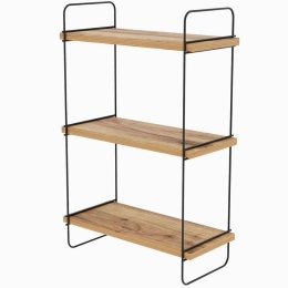 Ραφιέρα Τοίχου Pulalis 854KLN1711 40x20x66cm Pine