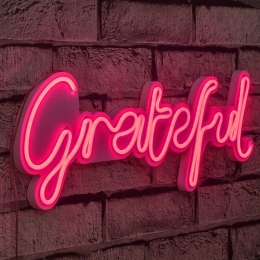 Διακοσμητικό Φωτιστικό Τοίχου Grateful 395NGR1595 44x2x18cm Led 12W Pink Wallity