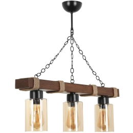 Φωτιστικό Οροφής - Ράγα Jasmin 534LUN3370 70x18x70cm 3xE27 40W Multi Opviq