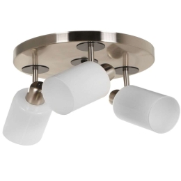 Φωτιστικό Οροφής - Σποτ Nomi 534LUN3781 30x36x20cm 3xE27 40W Silver-White Opviq